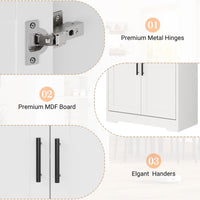 Garvee Armadio Dispensa Cucina 70 Pollici Mobile Legno MDF Bianco Per Cucina E Soggiorno