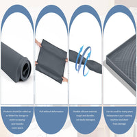 Tappetino per lavatrice in silicone Garvee antiscivolo grigio 50x60cm/60x60cm per piano di lavoro