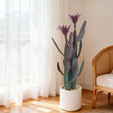 Garvee Pianta Cactus Artificiale Alta Realistica UV Resistente EVA Per Interni Ed Esterni Verde