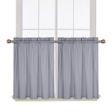 Tende da finestra in velluto Garvee Boho con nappe per piccole finestre, cucina, ufficio, camera da letto, 52"x15" Ginger