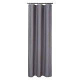 Garvee Flachs-Leinen-Duschvorhang 240GSM Schwer Wasserabweisend Mit Haken Grau 100x180 cm Bad - Caffè leggero