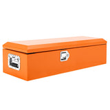 Garvee Cassettiera da Camion in Acciaio Robusto Impermeabile con Serratura - Ideale per Pickup, Trailer e Camper - Arancione