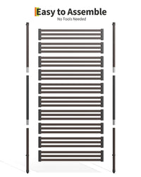 Schermo per la privacy da esterno Garvee con supporto, 35x70 pollici, recinzione AC, rivestimento per attrezzature da piscina, resistente alle intemperie, copertura per bidoni da giardino