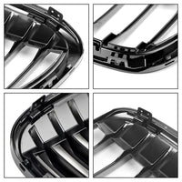 Griglia anteriore Garvee per X1 F48 F49 2016-2018, lamella singola, plastica ABS, nera, stile auto