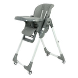 Seduta Alta per Bambini Garvee YB-H22, Pieghevole, Design Compatto, Grigio Chiaro, 65x51x23 cm, Per Casa e Viaggi - Dunkelgrau