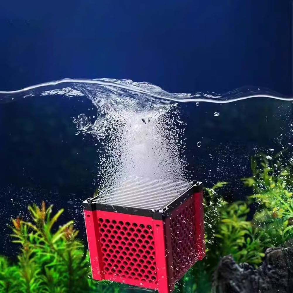 Cubi di purificazione dell'acqua Garvee Filtro a carbone attivo per acquario Struttura a nido d'ape 11,5 x 11 x 11,5 cm