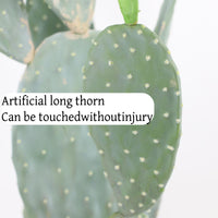 Cactus artificiale Garvee da 42 pollici, materiale EVA, facile da pulire, vaso in PP con riempimento in cemento, decorazione per interni/esterni, verde realistico