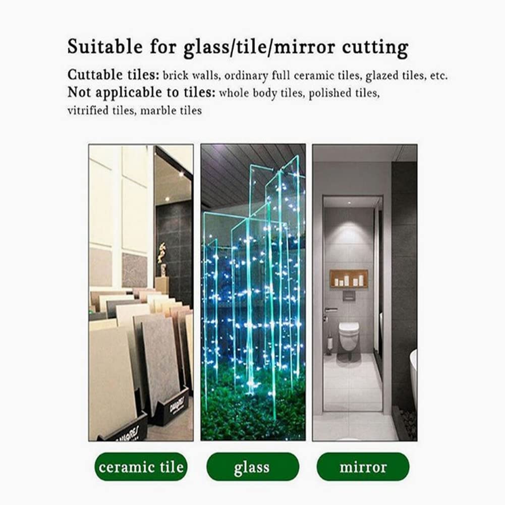 Tagliavetro Portatile Garvee per Festa del Papà | Kit Tagliapiastrelle Ceramica e Acciaio Alta Resistenza, Robusto per Fai da Te, Bagno e Cucina