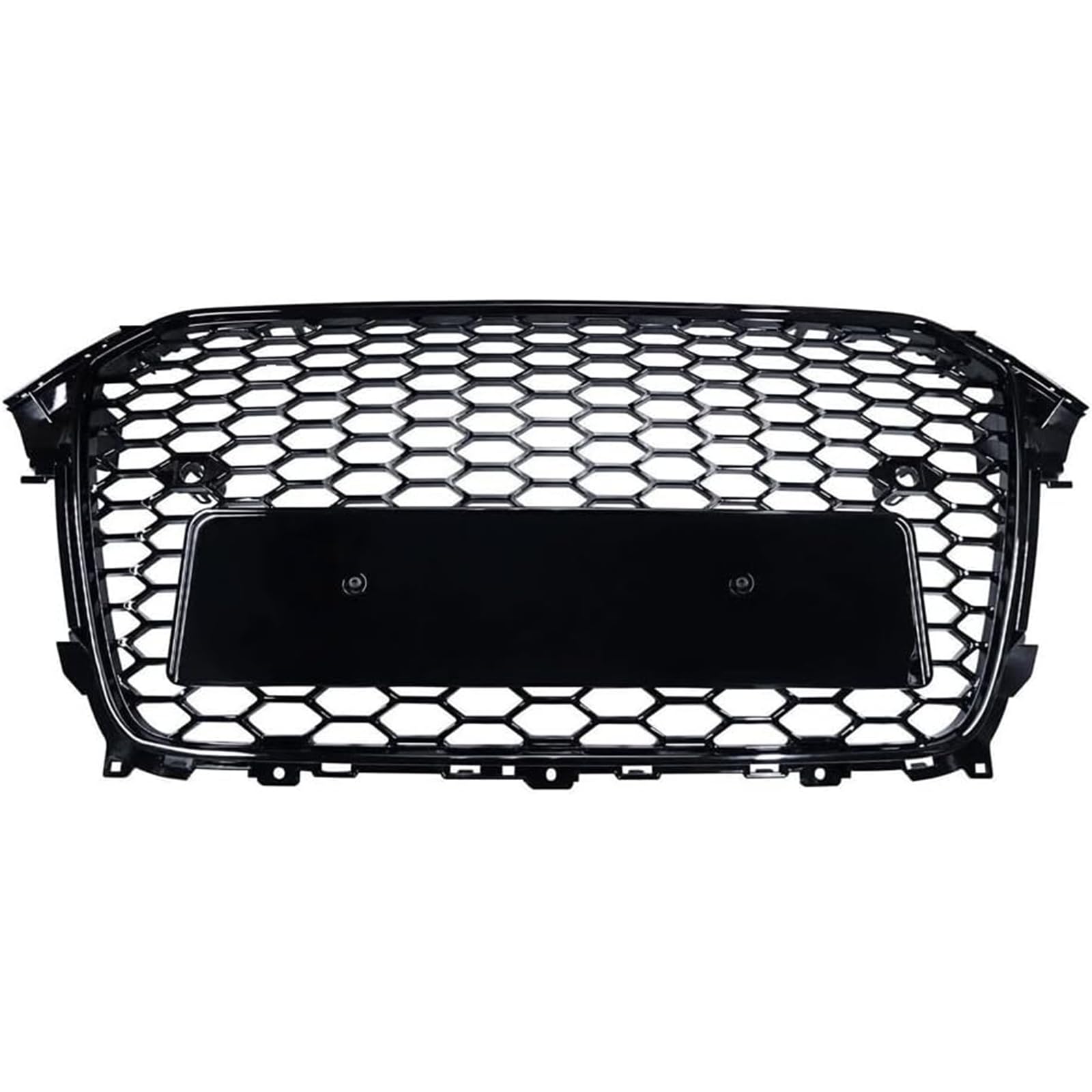 Telaio griglia paraurti anteriore a nido d'ape Garvee per Audi A4 B8PA 2013-2016, robusto, vestibilità perfetta, plastica, senza logo, modello europeo