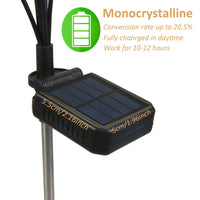 Luci solari da giardino Garvee con 8 LED, lucciole solari, IP65 impermeabili, bianco caldo, luci solari per patio, prato, decorazione di sentieri