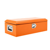 Garvee Cassettiera per Camion Acciaio Resistente Impermeabile con Serratura e Maniglia per Pickup, Rimorchi e RV - Arancione