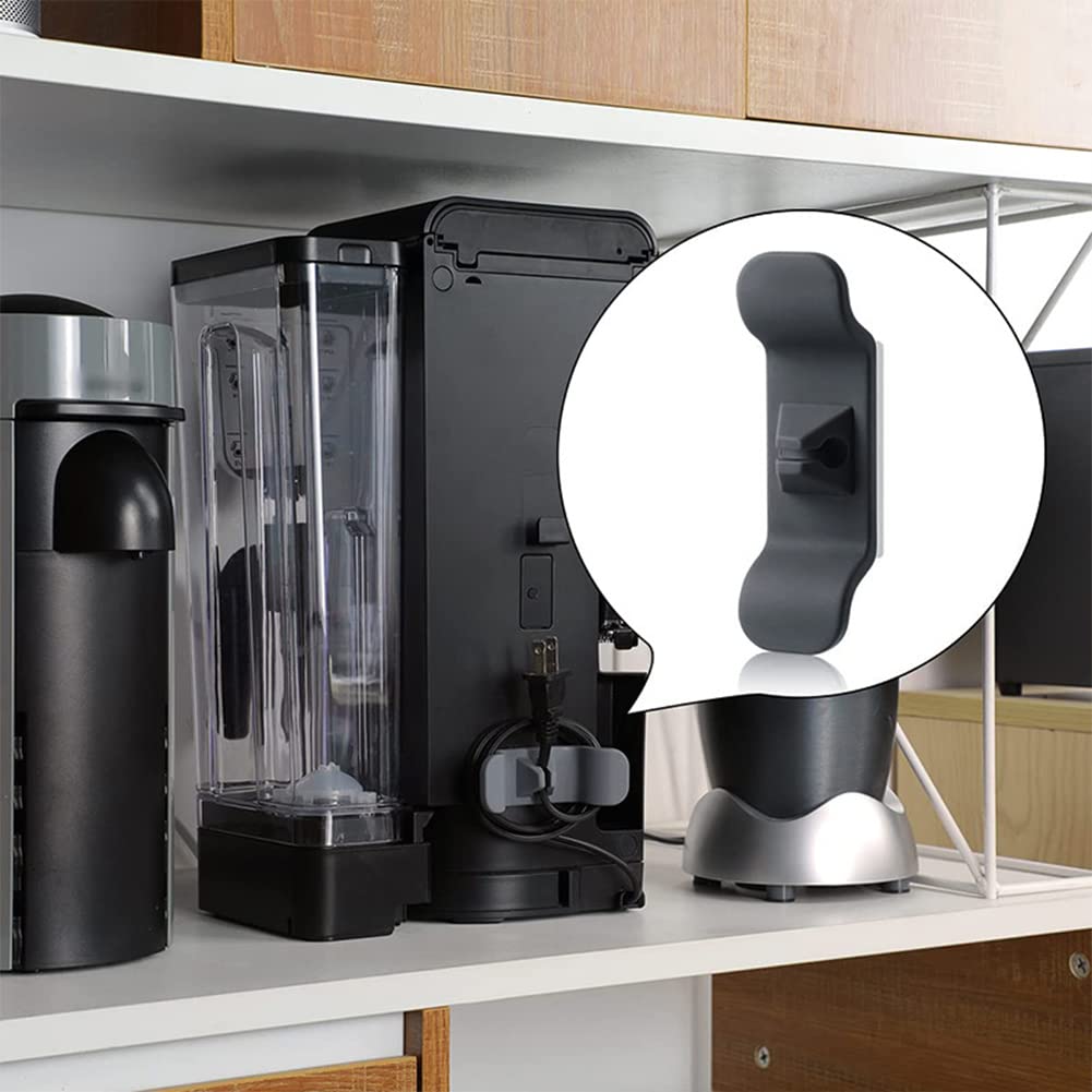 Garvee Set da 6 pezzi Avvolgicavi per elettrodomestici da cucina, Silicone, Autoadesivo, Universale, Salvaspazio, Organizzatore di cavi, Cucina