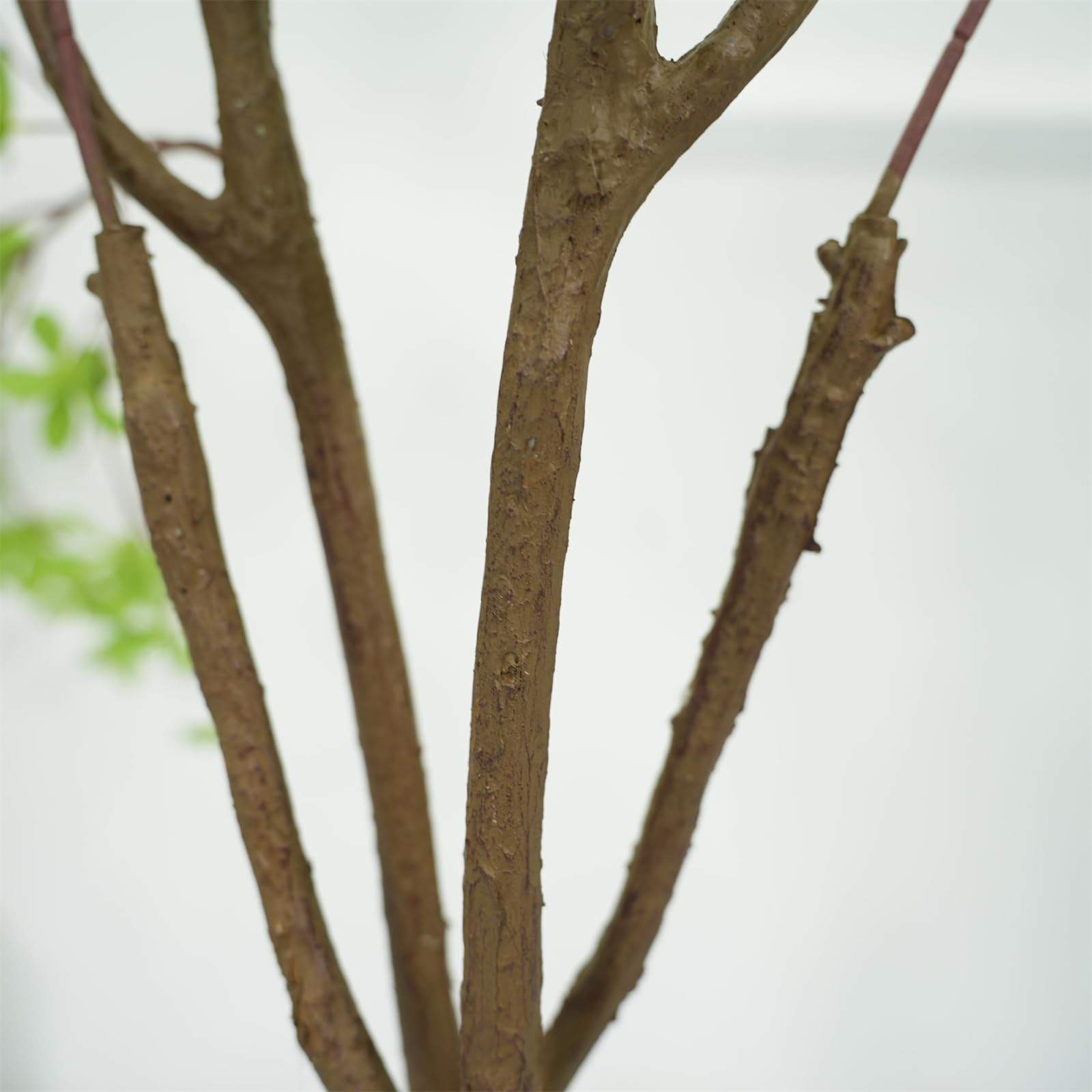Garvee Albero di Enkianthus artificiale da 150 cm con foglie realistiche, PVC resistente per arredamento interno, soggiorno, ufficio, verde