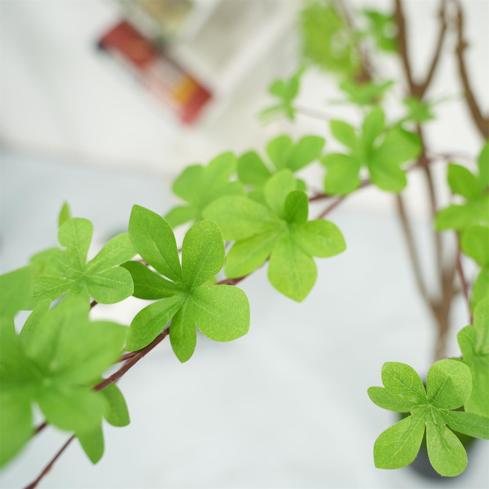 Garvee Albero di Enkianthus artificiale da 150 cm con foglie realistiche, PVC resistente per arredamento interno, soggiorno, ufficio, verde