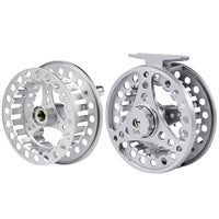 Mulinello Garvee Fly Reel 2+1BB CNC Alluminio Argento - Fluido e Preciso per Trota, Luccio, Carpa | Regalo Perfetto Festa del Papà