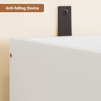 Garvee, libreria per bambini con cassetti, organizer per giocattoli da 47,8 pollici, moderna mensola in legno per sala giochi, aula, cameretta dei bambini