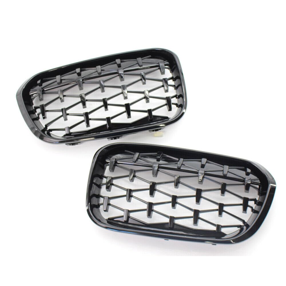 Griglia del radiatore per auto Garvee Creyteg F20 adatta per BMW Serie 1 F20 F21 2011-2014 Griglia anteriore nera lucida