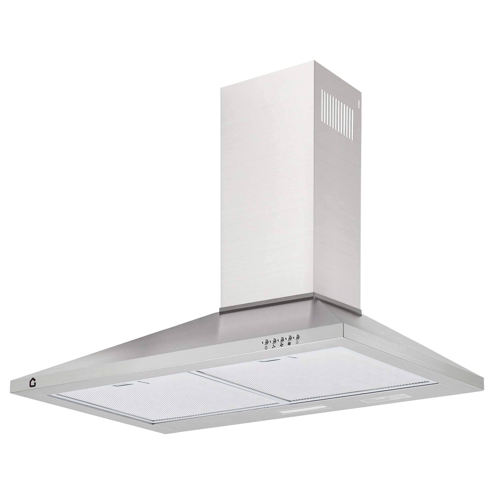 Cappa aspirante Garvee da 76.2 cm con filtro in alluminio per cucina, 250 CFM, touch e telecomando, silenziosa, convertibile, argento