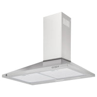 Cappa aspirante Garvee da 76.2 cm con filtro in alluminio per cucina, 250 CFM, touch e telecomando, silenziosa, convertibile, argento
