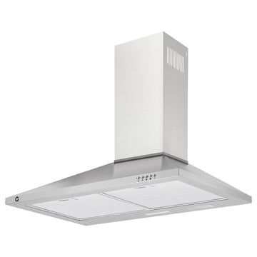 Cappa aspirante Garvee da 76.2 cm con filtro in alluminio per cucina, 250 CFM, touch e telecomando, silenziosa, convertibile, argento