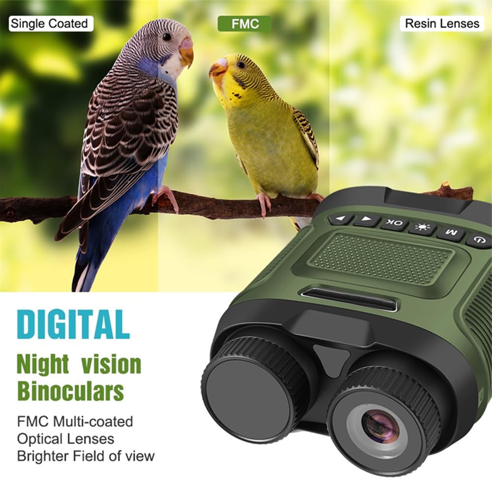 Binocolo per visione notturna Garvee 2.5K 40MP Digital IR 8X Zoom impermeabile portatile per caccia birdwatching campeggio