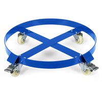 Carrello per Fusti Garvee 55 Galloni 1000 libbre - Ruote 360° con Freni, Acciaio Zincato 24" per Officina | Perfetto per Festa del Papà