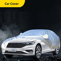 Garvee Telo Copriauto per Tutte le Stagioni Impermeabile Protezione Completa Passat 4,9x1,9x1,55m Argento