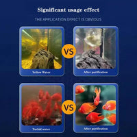 Cubi di purificazione dell'acqua Garvee Filtro a carbone attivo per acquario Struttura a nido d'ape 11,5 x 11 x 11,5 cm