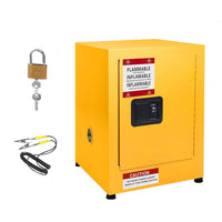 Armadio di sicurezza Garvee Safety Flame 17x17x18" in acciaio zincato, ignifugo e a prova di perdite, con serratura, per casa e luogo di lavoro
