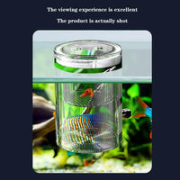 Garvee Aquarium Fish Breeding Box, scatola di covata in acrilico con ventose per pesciolini, gamberetti, pesci pagliaccio e guppy
