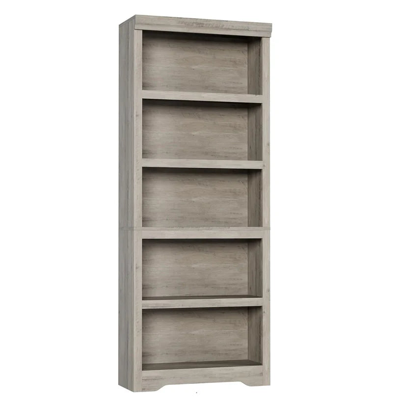 Garvee Libreria 5 Ripiani Alta Regolabile Antiscivolo MDF Resistente Design Elegante Multiuso Casa Ufficio 175 cm