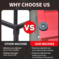 Garvee Box da Salto Pliometrico Set 12/18/24" Acciaio Antiscivolo - Regalo Perfetto per Festa del Papà Allenamento Casa