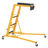 Garvee Carrello Regolabile per Motore Auto, 48-66 in, Capacità 400 LBS, Pieghevole, Ruote Girevoli, Struttura Robusta, Officina e Garage - Yellow