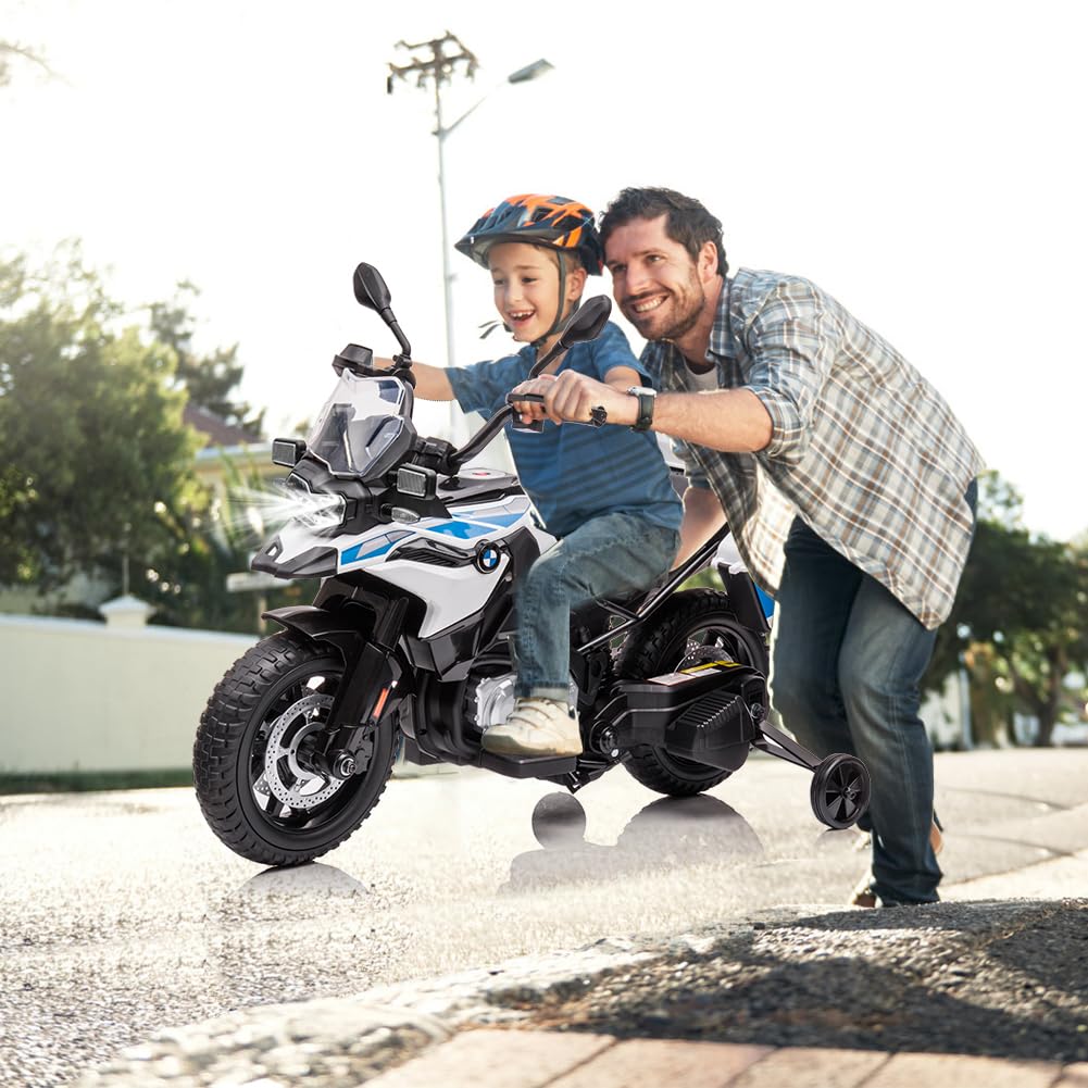Motocicletta elettrica per bambini Garvee 12V 7Ah con pneumatici EVA per ragazzi e ragazze – Motocicletta elettrica per bambini dai 3 anni con lunga autonomia e pneumatici robusti