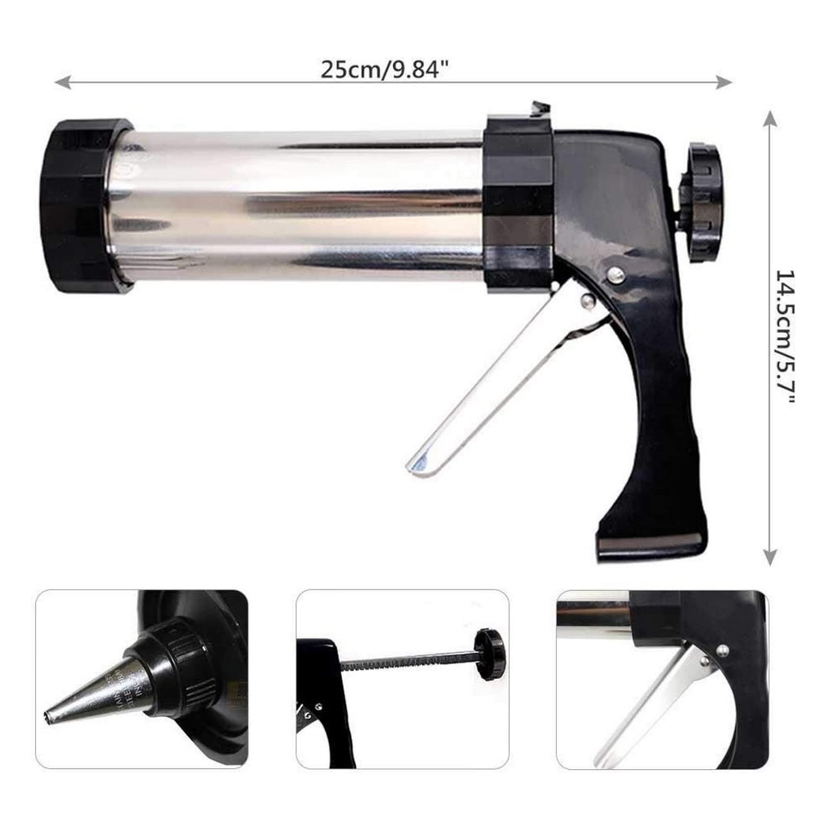 Garvee Set Gebäckpresse In Acciaio Inox Con 13 Schablonen E 8 Tüllen, Kit Completo Per Biscotti, Perfetto Per Feste E Regali, Facile Da Usare, Facile Da Pulire