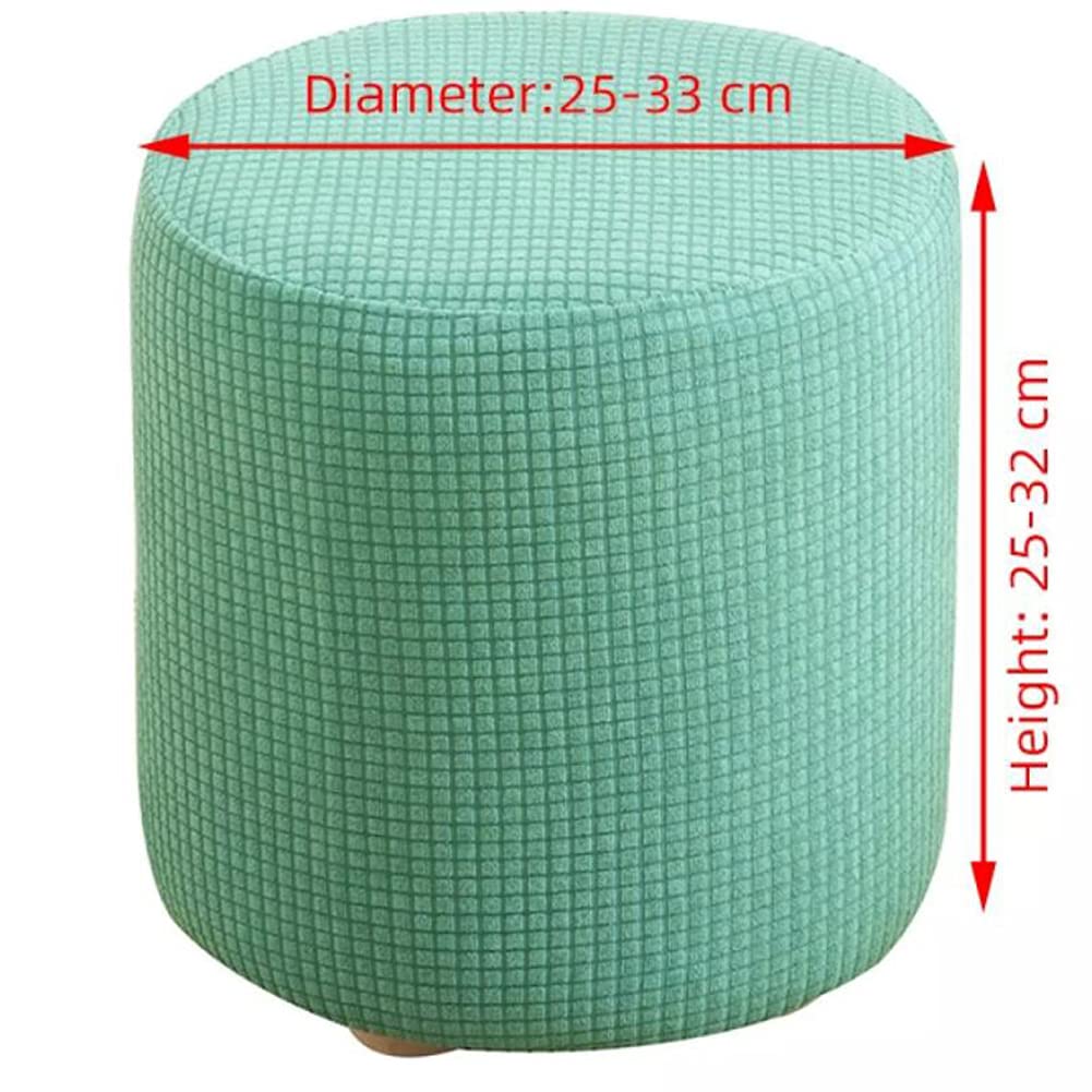 Garvee Coprisgabello rotondo elastico, morbido e traspirante per sgabelli da 25-33 cm, soggiorno