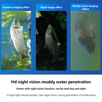 Garvee Fish Finder Telecamera subacquea Display da 4,3" Angolo di visione 220° Batteria da 10000 mAh Accessorio per la pesca Portata 30 m