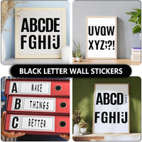 Garvee Adesivi Lettere Autoadesive in Vinile 272 Pezzi Bianche 10,2 cm per Decorazioni DIY e Segnaletica Resistenti all'Acqua Rimovibili