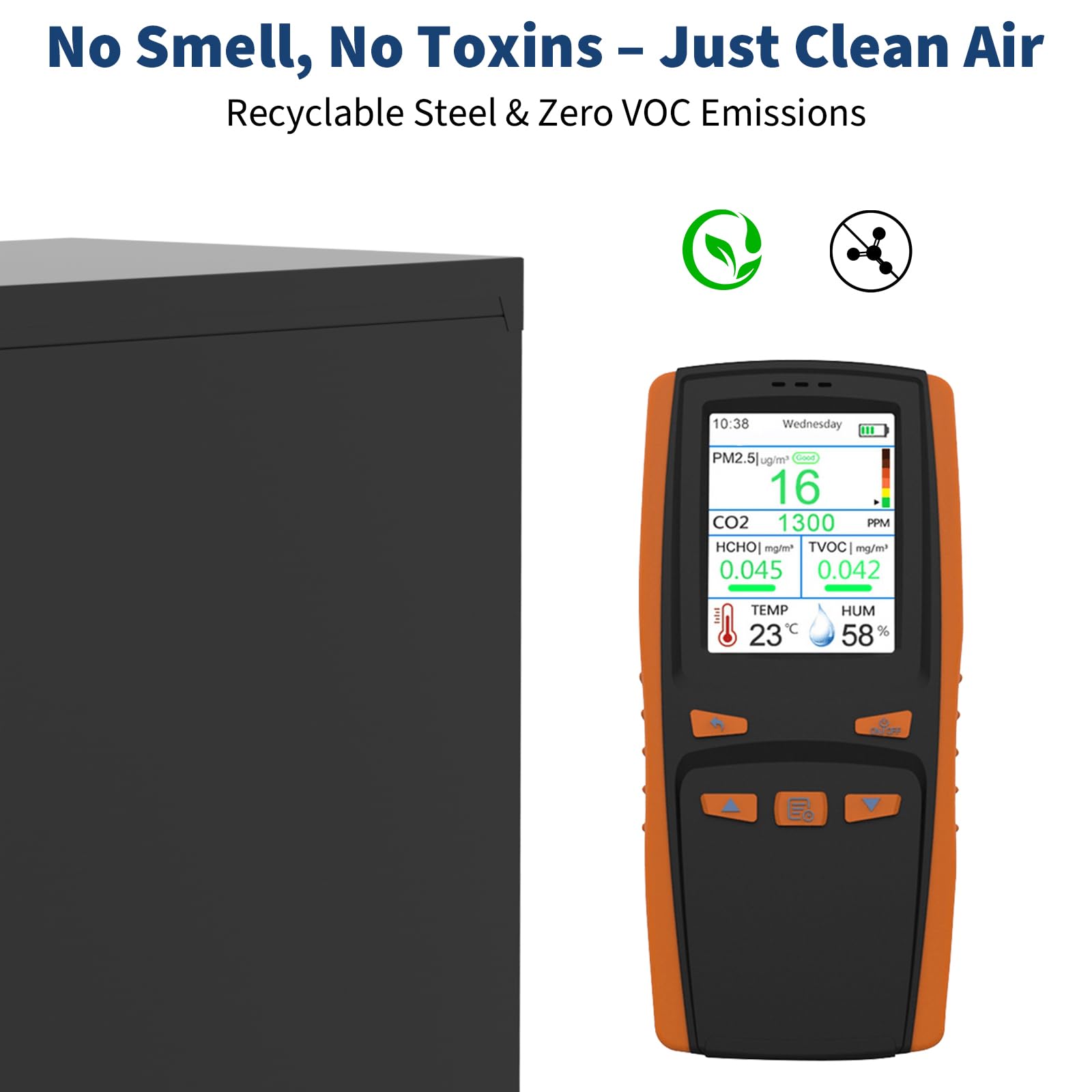 Armadio portautensili mobile in metallo Garvee con 3 cassetti, chiudibile a chiave, robusto, per garage e magazzino, mobile, grigio