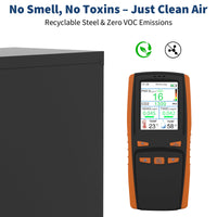 Armadio portautensili mobile in metallo Garvee con 3 cassetti, chiudibile a chiave, robusto, per garage e magazzino, mobile, grigio