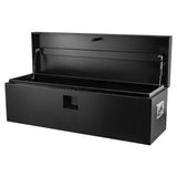 Cassettiera per Camion Garvee in Acciaio Nero - Doppio Coperchio, Chiusura Sicura, Resistente Intemperie - Regalo Perfetto per Festa del Papà - Nero