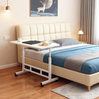 Scrivania regolabile in altezza Garvee con ruote, piano inclinabile, altezza 65-87 cm, struttura in acciaio, 40x60 cm, ufficio e soggiorno, nero