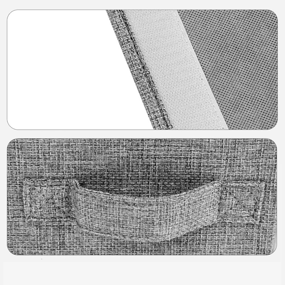 Garvee, contenitore sottoletto da 2 pezzi con coperchio, organizer per biancheria da letto, grigio, versatile, antipolvere, robusto, grande