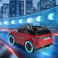 Garvee Kids Electric Car Land Rover 12V – Con telecomando, musica Bluetooth, luci LED rosse, per bambini dai 3 agli 8 anni, da usare all'aperto o a casa.