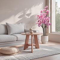 Albero di ciliegio artificiale Garvee da 1,5 m, bassa manutenzione, plastica, tronchi regolabili, vaso robusto, uso interno ed esterno, realistico, multicolore