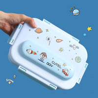 Garvee Bento Lunch Box da 1125 ml per bambini, senza BPA, a prova di perdite, 5 scomparti, giallo