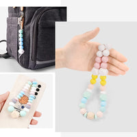 Garvee - Set fai da te di perline in silicone da 100 pezzi, forme rotonde e sfaccettate colorate per la creazione di gioielli, versatili, robuste, fatte a mano