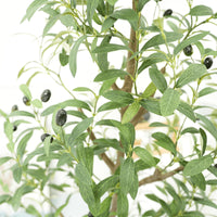 Albero di ulivo artificiale Garvee 180 cm, facile da pulire, design realistico, in poliestere, per soggiorno e ufficio, verde
