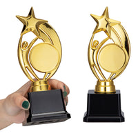 Trofeo Garvee Golden Star con adesivi fai da te per gare e feste, 8,5 pollici, oro