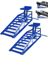 Garvee Rampe Idrauliche Auto 2 Pezzi 5T 11000lbs, Altezza Regolabile 23,6-35,6 cm, Acciaio Robusto, Sicurezza Antiscivolo, Garage e Officina